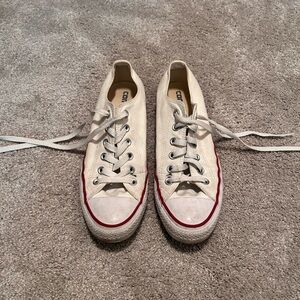 White Low-Top Converse Shoes